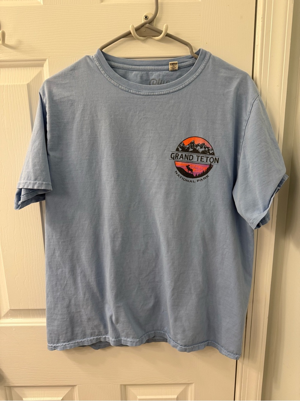 Blue 8 Jackson Hole Wyoming Grand Teton National Park vintage T-shirt